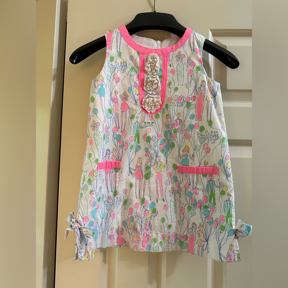 Lilly Pulitzer Toddler Dress in Party Pattern 3T